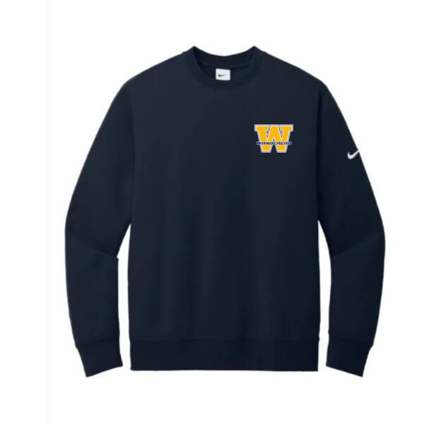 NIKE CLUB FLEECE SLEEVE SWOOSH CREW  Thumbnail